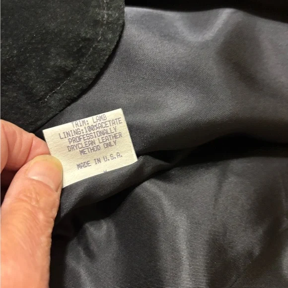 Men’s Black Pigskin Suit Coat